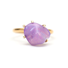 画像をギャラリービューアに読み込む, 14k Freeform Purple Mexican Opal Ring
