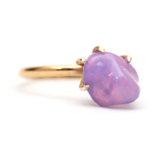 画像をギャラリービューアに読み込む, 14k Freeform Purple Mexican Opal Ring
