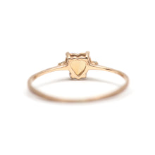 將圖片載入圖庫檢視器 14k Diamond Opal Heart Ring
