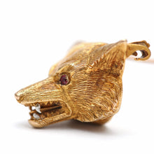 Charger l'image dans la galerie, 9k Victorian Fox Face Brooch
