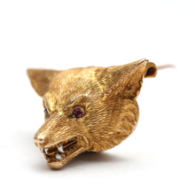 Charger l'image dans la galerie, 9k Victorian Fox Face Brooch
