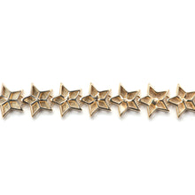 Laden Sie das Bild in den Galerie-Viewer, 14k Star Chain Bracelet
