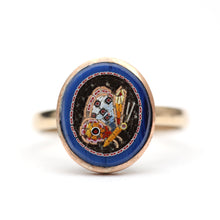 Load image into Gallery viewer, 14k Micromosaic Butterfly Ring

