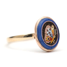 Load image into Gallery viewer, 14k Micromosaic Butterfly Ring

