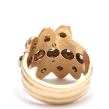 將圖片載入圖庫檢視器 14k Medusa Diamond Snake Ring

