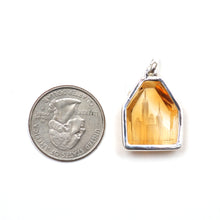 Load image into Gallery viewer, New York City Citrine Intaglio Pendant
