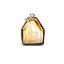 Load image into Gallery viewer, New York City Citrine Intaglio Pendant
