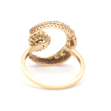 Load image into Gallery viewer, 14k Rose Cut Diamond Celestial Wrap Ring
