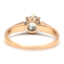 Load image into Gallery viewer, 15k Rose Cut Diamond Engagement Ring
