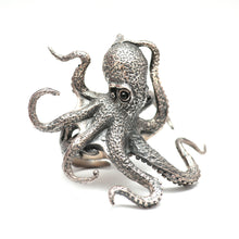 Load image into Gallery viewer, Giant Sterling Silver Octopus Ring
