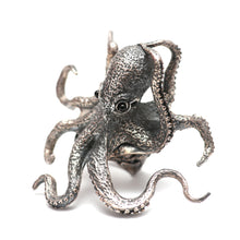 Load image into Gallery viewer, Giant Sterling Silver Octopus Ring
