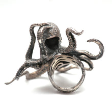 Load image into Gallery viewer, Giant Sterling Silver Octopus Ring
