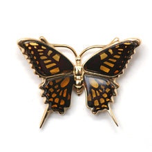 Carica l&#39;immagine nel visualizzatore di Gallery, 14k Amber Butterfly Pendant

