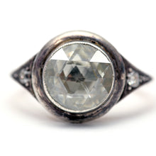 Load image into Gallery viewer, 14k Giant 2ct Rose Cut Diamond Ring
