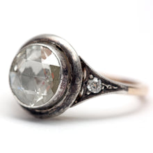 Laden Sie das Bild in den Galerie-Viewer, 14k Giant 2ct Rose Cut Diamond Ring
