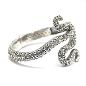 Sterling Diamond Tentacle Bracelet