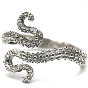 Sterling Diamond Tentacle Bracelet