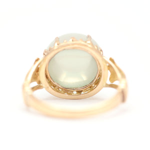 18k Moonstone Bullet Ring