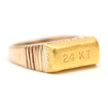 Charger l&#39;image dans la galerie, 14K Ring w/ Top 24K Bar
