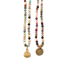 Load image into Gallery viewer, Multigem Diamond Beaded Necklaces
