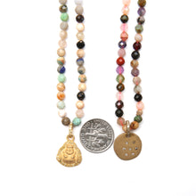 Load image into Gallery viewer, Multigem Diamond Beaded Necklaces
