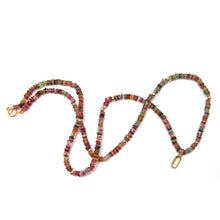 Charger l&#39;image dans la galerie, 14k Tourmaline Heishi Necklace
