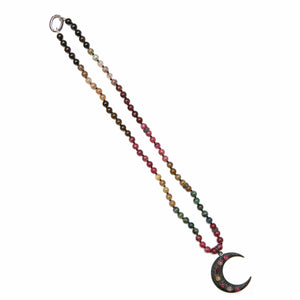Spinel Tourmaline Witchy Necklace