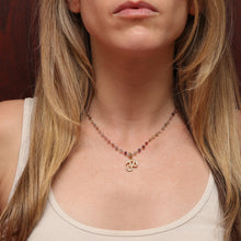 Load image into Gallery viewer, Diamond Multi-gem (Inner) Peace Necklaces
