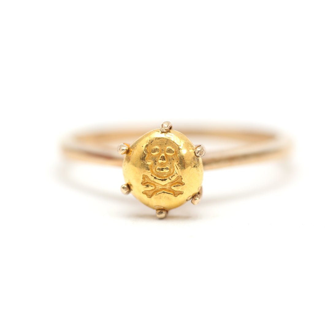 24k Pirate Booty Solitaire Ring
