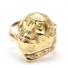 Load image into Gallery viewer, 18k Diamond Monkey Ring
