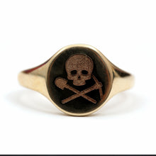 Carica l&#39;immagine nel visualizzatore di Gallery, 14k Gold Digger Signet Ring
