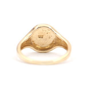 14k Gold Digger Signet Ring