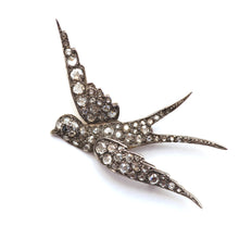 將圖片載入圖庫檢視器 9k Rose Cut Diamond Swallow
