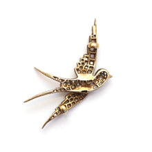 將圖片載入圖庫檢視器 9k Rose Cut Diamond Swallow
