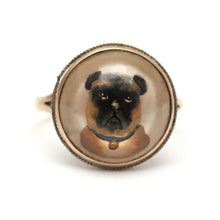 將圖片載入圖庫檢視器 15k Essex Crystal Pug Ring
