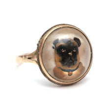Laden Sie das Bild in den Galerie-Viewer, 15k Essex Crystal Pug Ring

