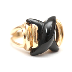 14k Onyx Cocktail Ring