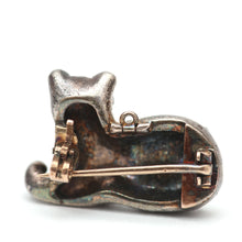 Carica l&#39;immagine nel visualizzatore di Gallery, Large Victorian Rose Cut Diamond Cat
