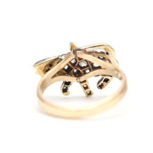 Load image into Gallery viewer, Victorian Rose Cut Diamond Cat Rings
