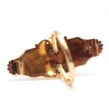 Load image into Gallery viewer, 18k Enamel Wildflower RIng
