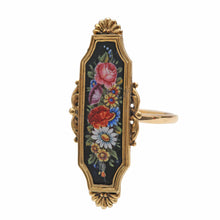 Load image into Gallery viewer, 18k Enamel Wildflower RIng

