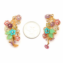 Laden Sie das Bild in den Galerie-Viewer, 18k Multigem Fairy Queen Earrings
