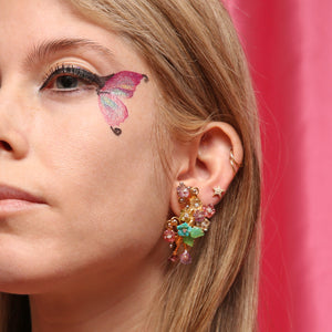 18k Multigem Fairy Queen Earrings