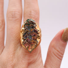 Load image into Gallery viewer, 14k Rainbow Bismuth Ring
