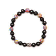 將圖片載入圖庫檢視器 Diamond Spinel Men&#39;s Beaded Graffiti Bracelets
