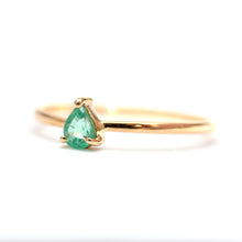 Load image into Gallery viewer, Bitty 14k Emerald Ring
