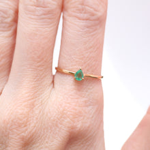 Load image into Gallery viewer, Bitty 14k Emerald Ring
