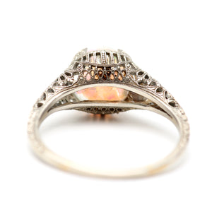 14k Floating Opal Ring