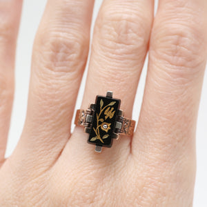 14k Victorian Bird Intaglio Ring