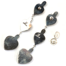 Load image into Gallery viewer, Federico Jimenez Flaming Heart Earrings
